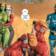 Wally West comforting himself.